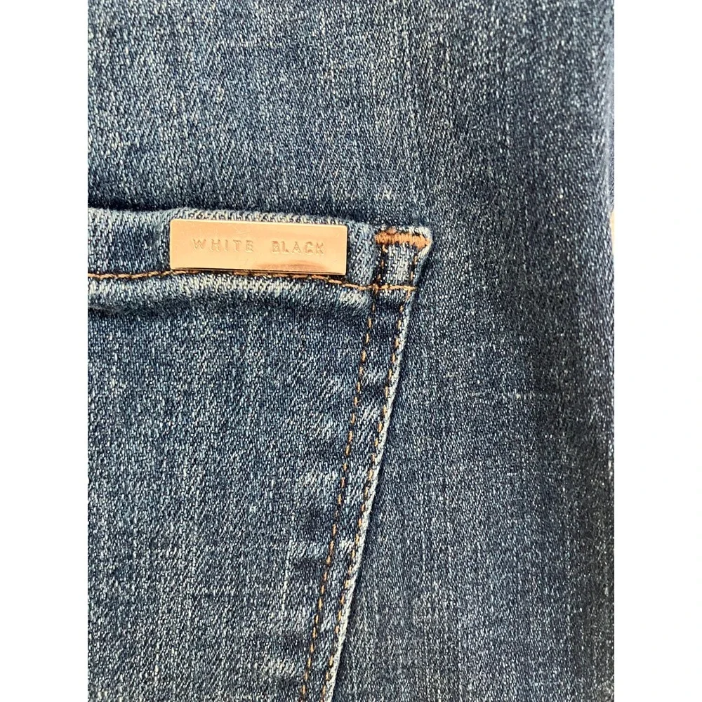 White House Black Market Everyday Soft Extra High Rise Skinny Jeans Blue Size 2 - Picture 5 of 6